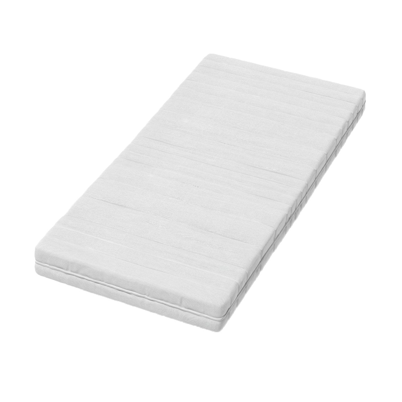 Kinderbett Jugendbett mit einer Schublade und Matratze Weiß ACMA II (180x80 cm + Schublade, Weiß)