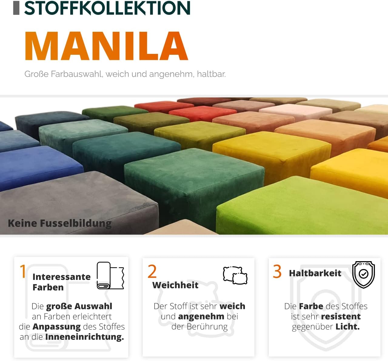 Mirjan24 Ecksofa Torezio mit Bettkasten, Einstellbare Kopfstützen, Sofa mit Schlaffunktion, Eckcouch für Wohnzimmer, Polsterecke, L-Form Couch mit Bettfunktion (Manila 18, Seite: Rechts)