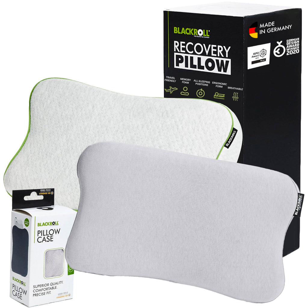 Blackroll Recovery Pillow – Orthopaedic HWS Pillow (Neck Support Cushion) Made of Viscose Memory Foam - Made in Germany
